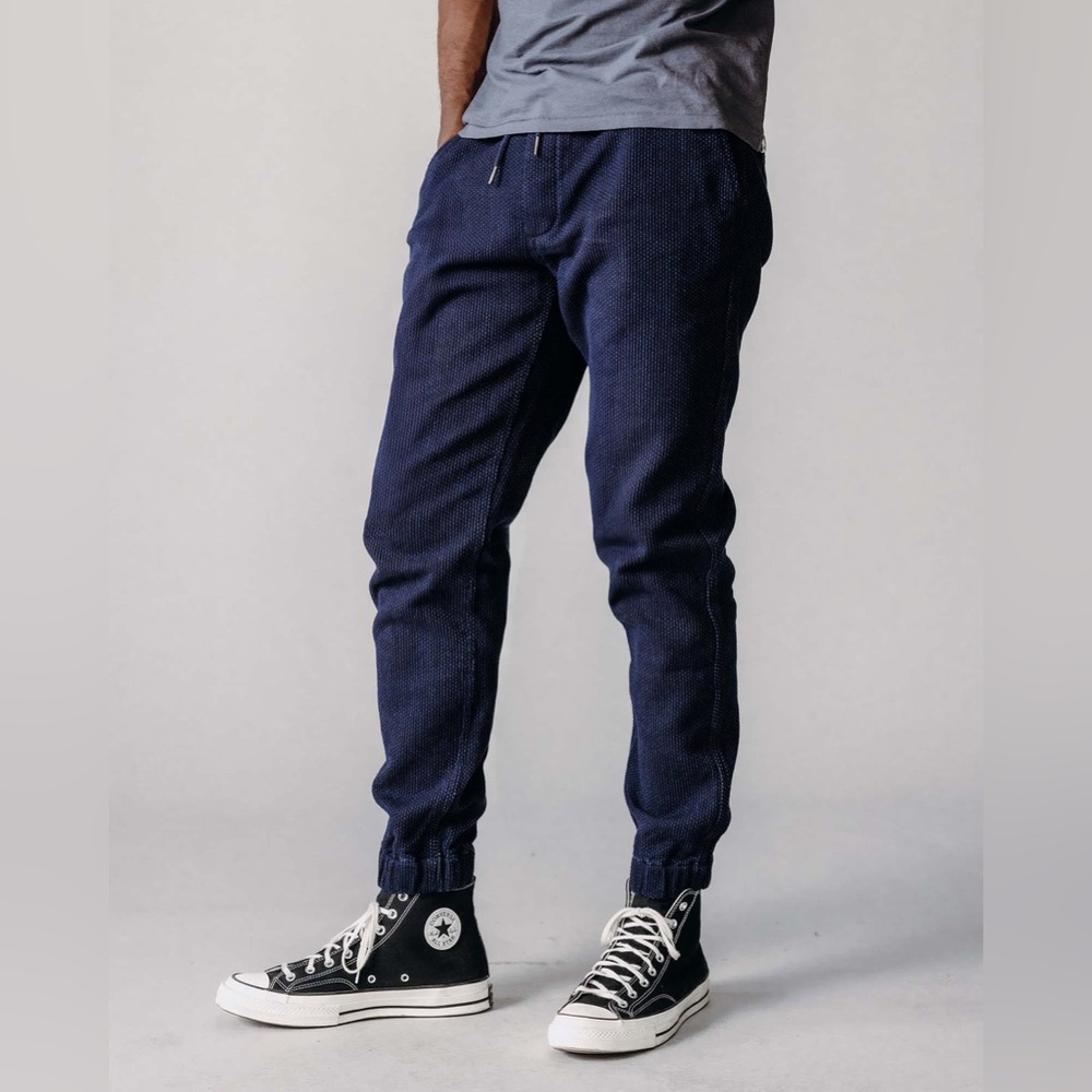 Taylor Stitch Navy Blue Jogger Sweatpants